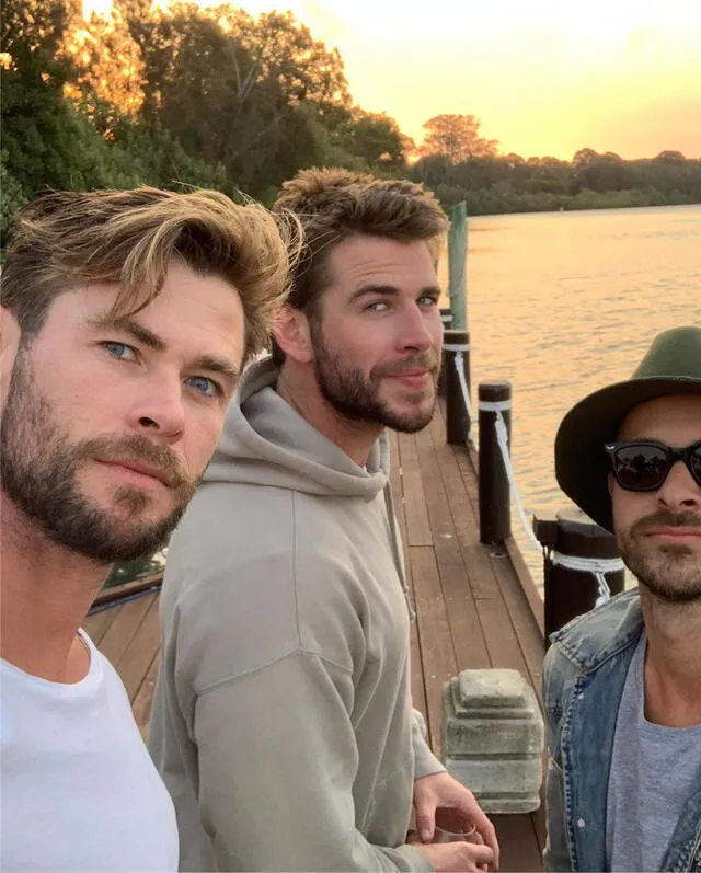 Liam Hemsworth y Chris Hemsworth