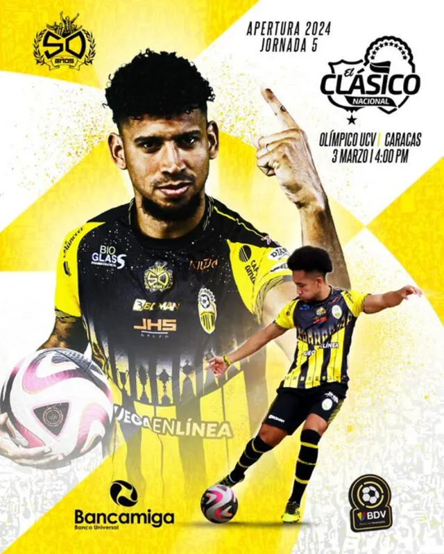 Deportivo Táchira jugará el primer clásico del año ante Caracas FC este domingo 3 de marzo: Deportivo Táchira/X   