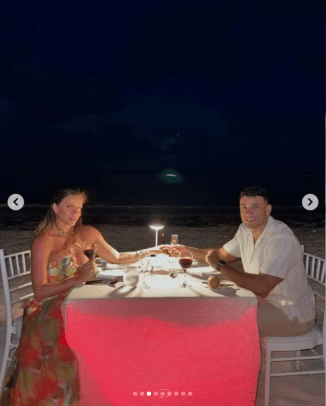 El sábado por la noche, Said Palao preparó una cena romántica desde las playas de Punta Cana. Foto: Instagram. El sábado por la noche, Said Palao preparó una cena romántica desde las playas de Punta Cana. Foto: Instagram.
