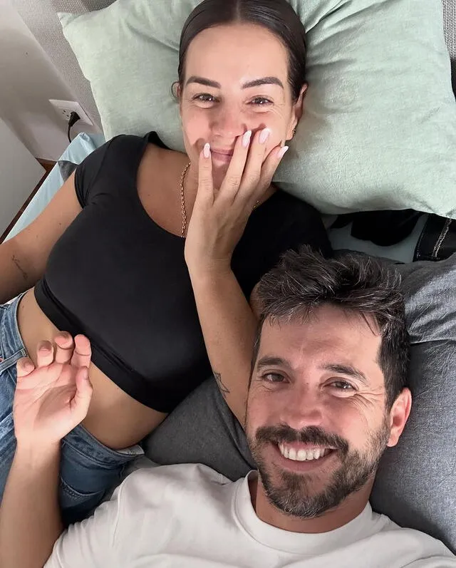  María Paz González y Jesús Alzamora comparten emotiva fotografía juntos. Foto Instagram.   