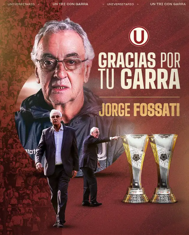 Fossati dejó de ser DT de Universitario. Foto: Universitario   