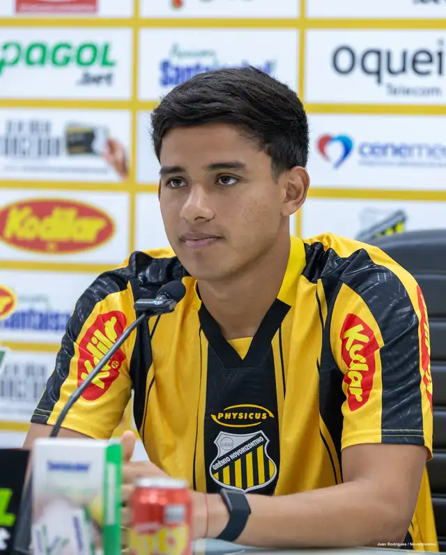 Jhilmar Lora llegó a Brasil tras quedar libre de Sporting Cristal. Foto: Gremio Novorizontino   