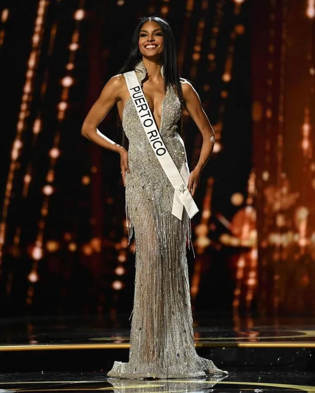 Ashley Cariño, Miss Universe Puerto Rico 2022, se lució con el vestido diseñado por Carlos Alberto Otero Brunet. Foto: Ashley Cariño/Instagram