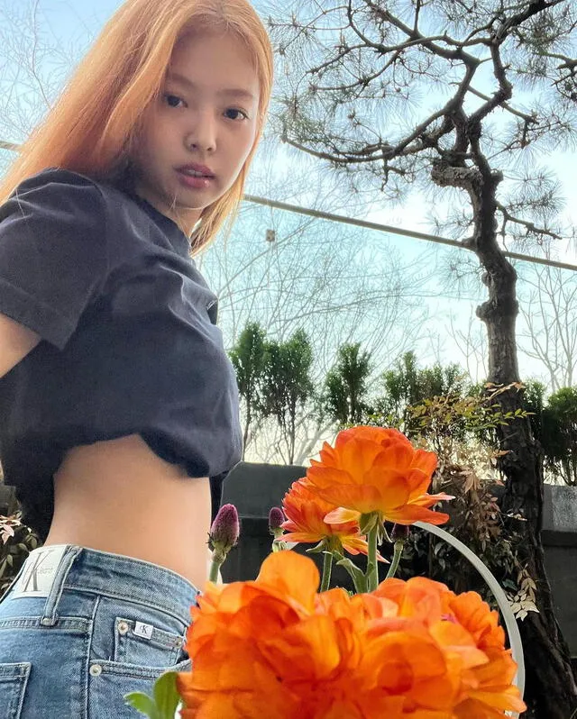 El nuevo look de Jennie. Foto: Instagram