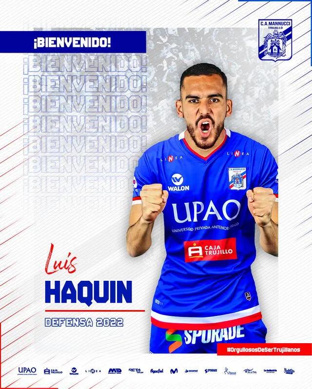 Haquin fue presentado por redes sociales. Foto: Mannucci