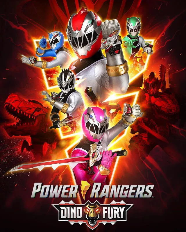 Power rangers dino fury póster oficial. Foto: Nickelodeon