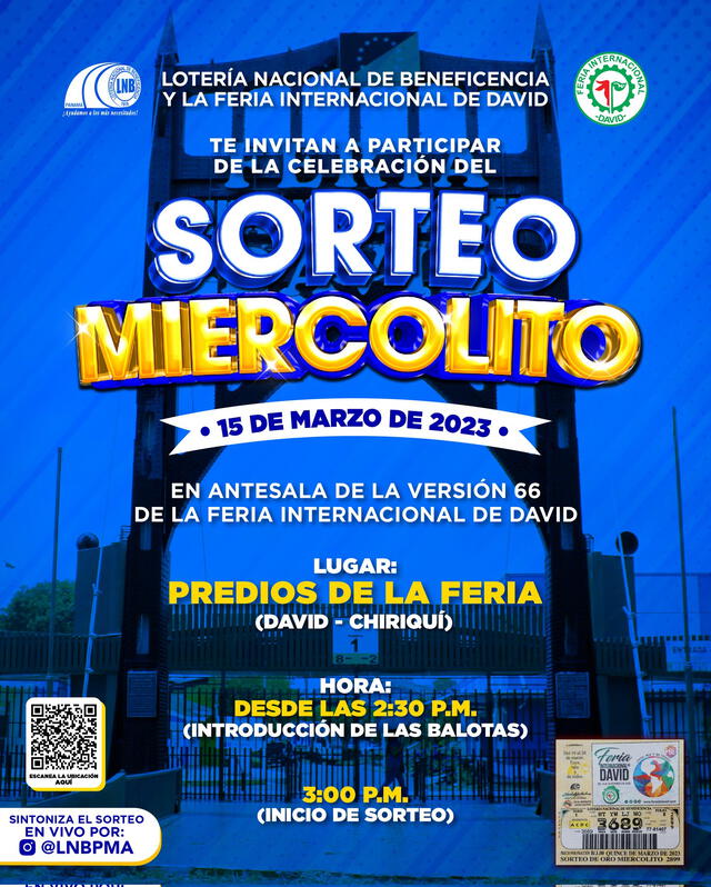 Sorteo Miercolito de hoy, 15 de marzo. Foto: Lnbpma/ Twitter Sorteo Miercolito de hoy, 15 de marzo. Foto: Lnbpma/ Twitter