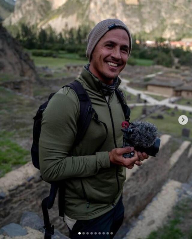  El actor compartió esta foto para contar sobre las Salineras de Maras, en Cusco. Foto: Instagram/@cocomaggio   