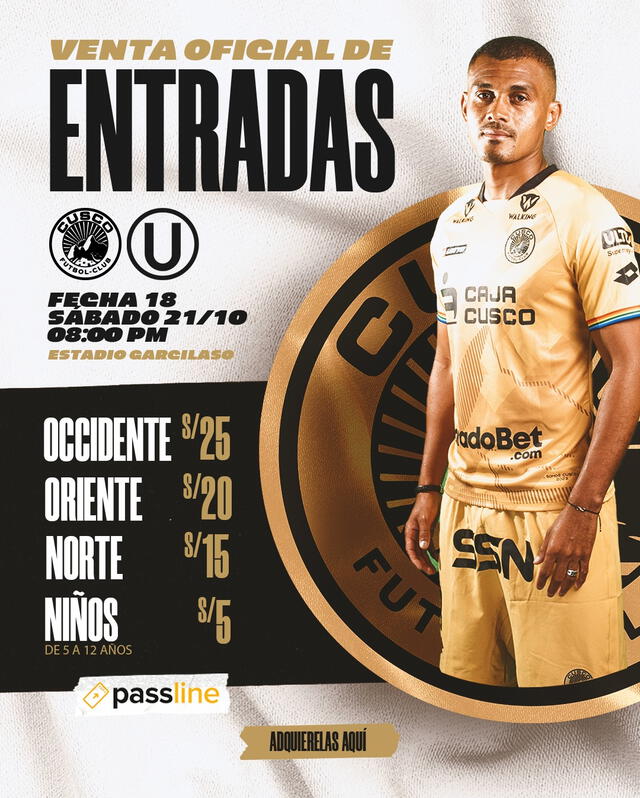 entradas cusco fc | cusco fc vs universitario