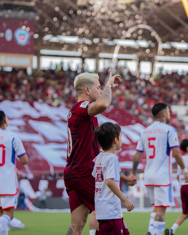 Yeferson Soteldo podrá jugar los partidos ante Ecuador y Perú, respectivamente, tras recuperarse de una lesión que sufrió durante un encuentro con Santos de Brasil. Foto: La Vinotinto   