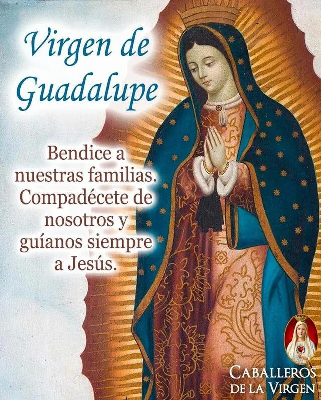El Día de la Virgen de Guadalupe se celebra este 12 de diciembre. Foto: Pinterest   