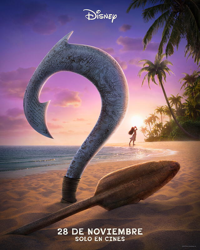  Primer póster de 'Moana 2'. Foto: Disney   