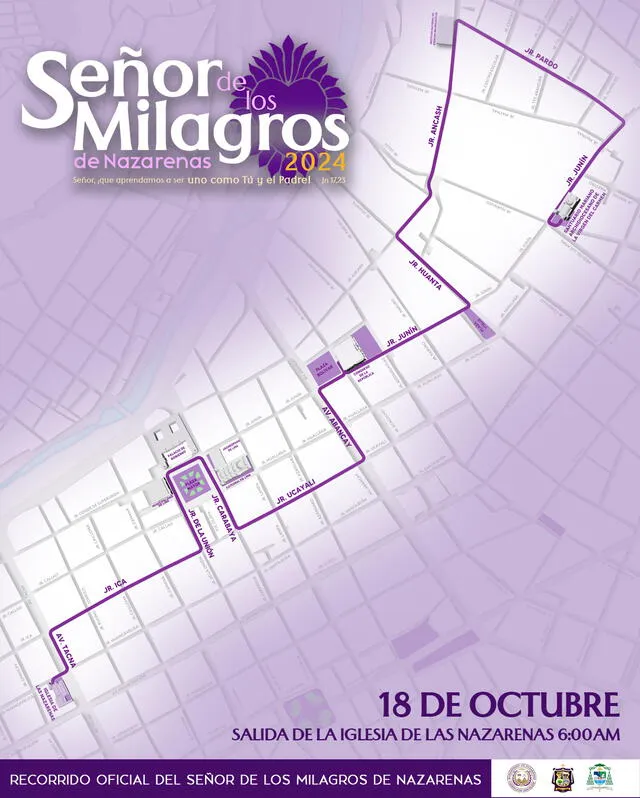  Recorrido del Señor de los Milagros    