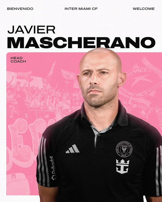  Así recibió Inter Miami a Javier Mascherano, su nuevo entrenador. Foto: Instagram    