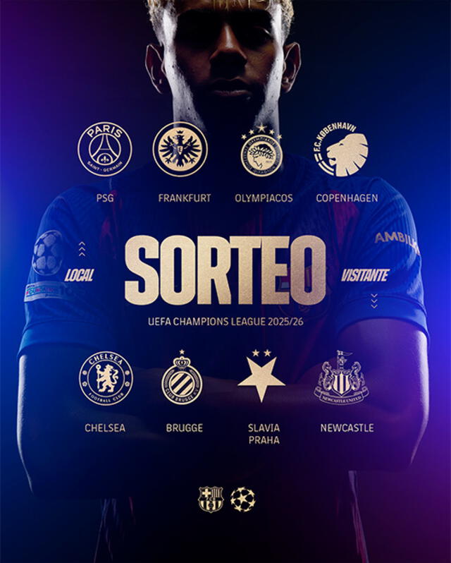 Rivales del Barcelona. Foto: X/Barcelona.   