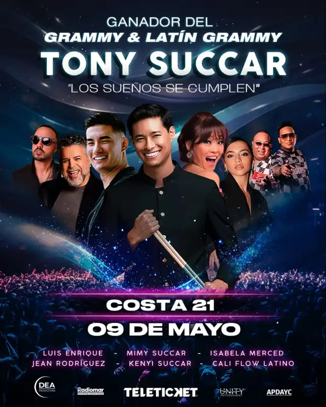 Tony Succar celebrará su aniversario con gran concierto. Foto: Instagram Tony Succar celebrará su aniversario con gran concierto. Foto: Instagram