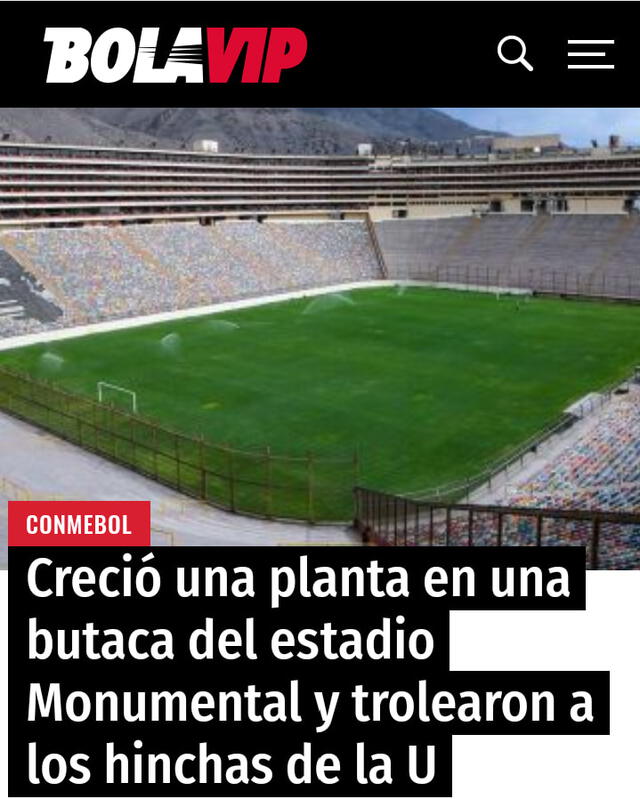 Copa Libertadores 2019: prensa extranjera habla de la planta que nació en el asiento del estadio Monumental