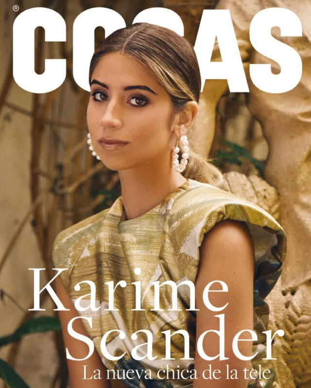 15.7.2022 | Karime Scander en la portada de la revista Cosas. Foto: Rafo Iparraguirre