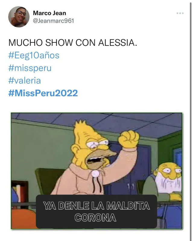 Los más divertidos memes de la final del Miss Perú 2022.