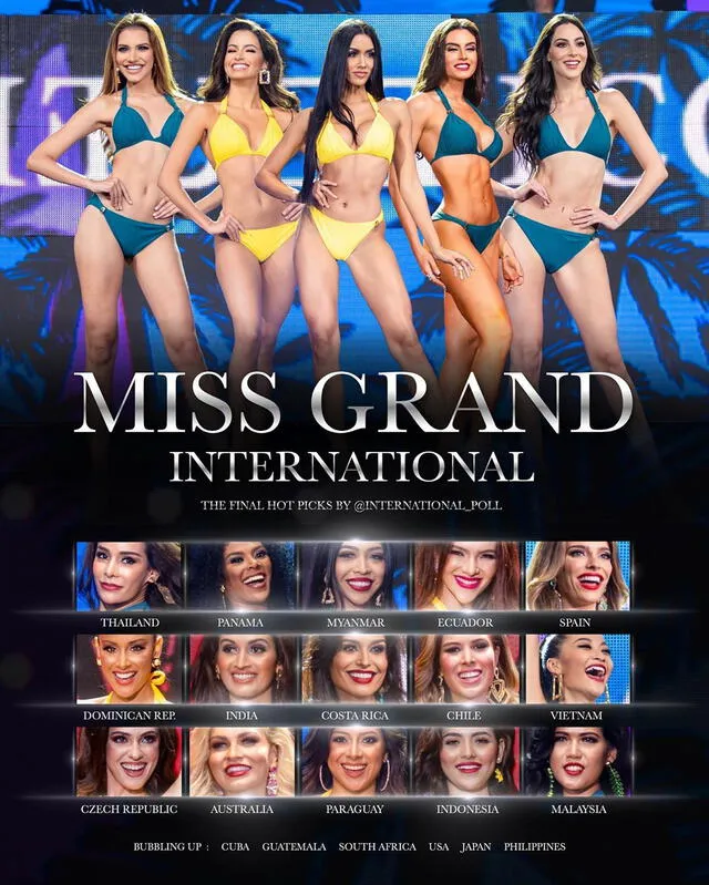 Candidatas Miss Grand International 2019