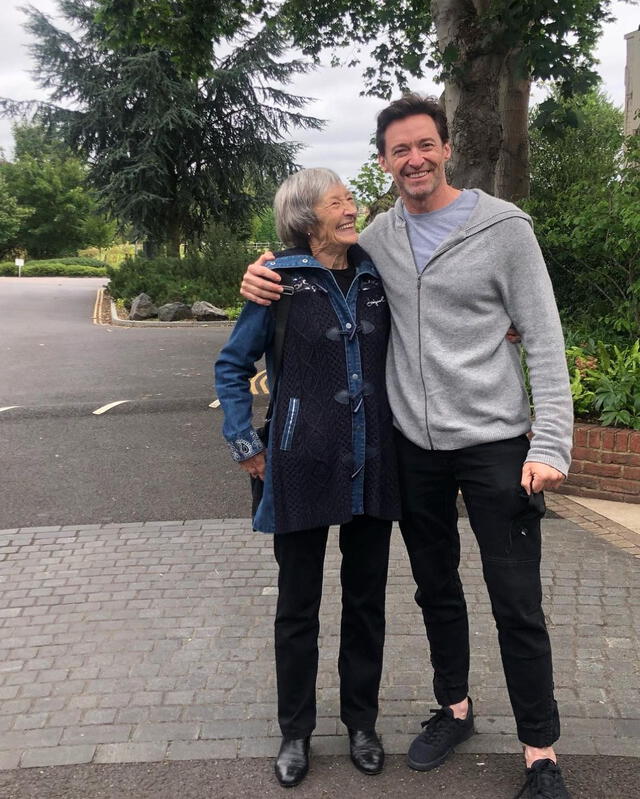  Hugh Jackman y su madre actualmente tienen una buena relación. Foto: Hugh Jackman/Instagram   