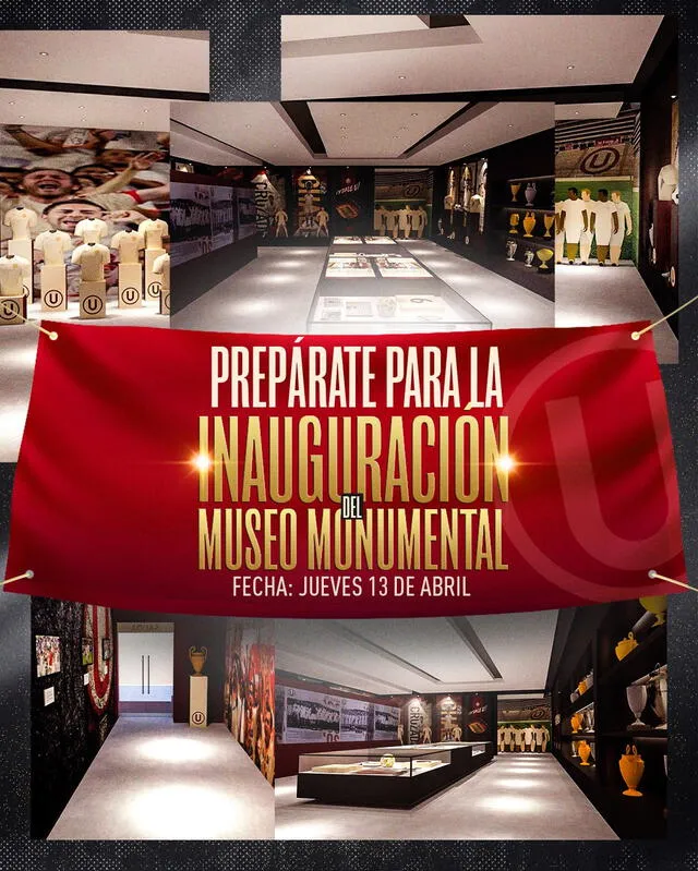 Anuncio de inauguración del 'Museo Monumental'. Foto: Twitter @Universitario   