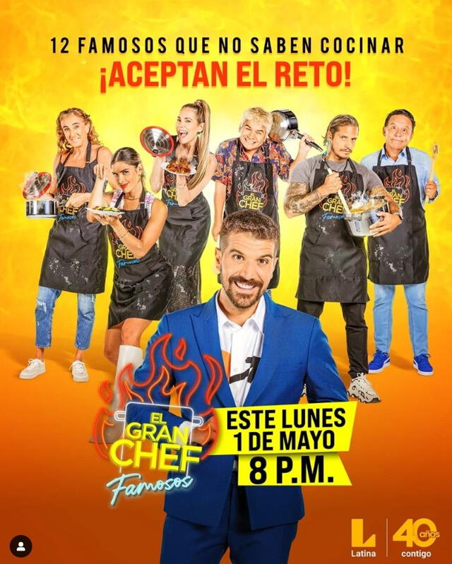 El equipo de "El gran chef: famosos" muestra a figuras públicas que consideran que no saben cocinar. Foto: Instagram/Latina Televisión   