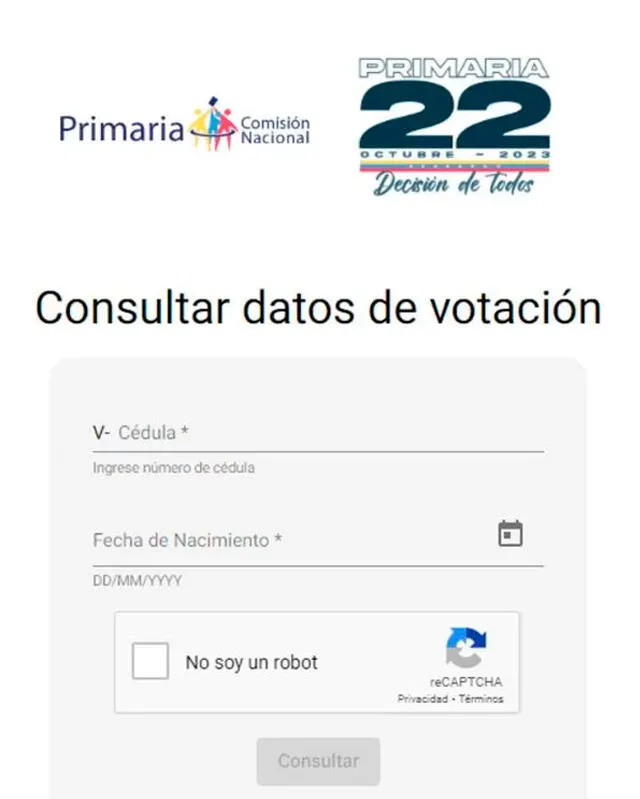 Elecciones Primarias Venezuela 2023