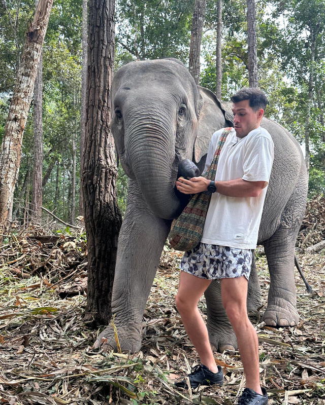 Patricio Parodi se encuentra visitando diversos países de Asia. Foto: Instagram    