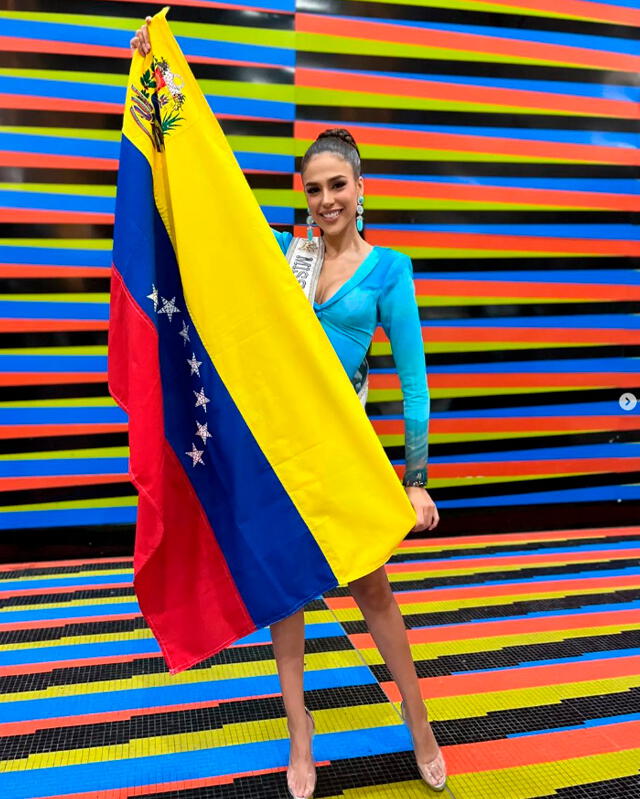  Diana Silva orgullosa de representar a Venezuela en Miss Universo 2023. Foto: Composición LR/Instagram.    