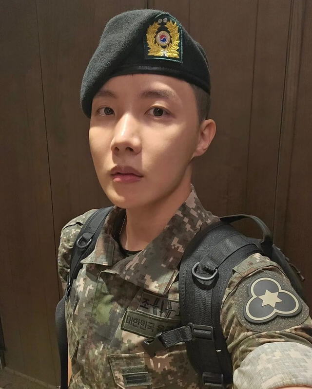  J-Hope de BTS en el servicio militar. Foto: Instagram/uarmyhope   