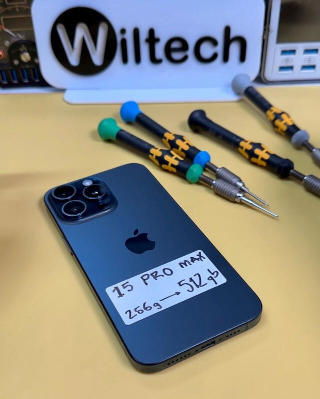 Wiltech se especializa en reparar todo tipo de productos Apple. Foto: @wiltech_oficial/Instagram   
