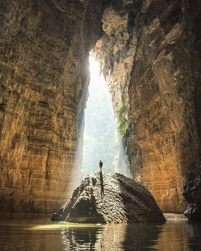 El Arco del Tiempo es un destino ideal para hacer deportes de aventura. Foto: @moonmountainman/Instagram