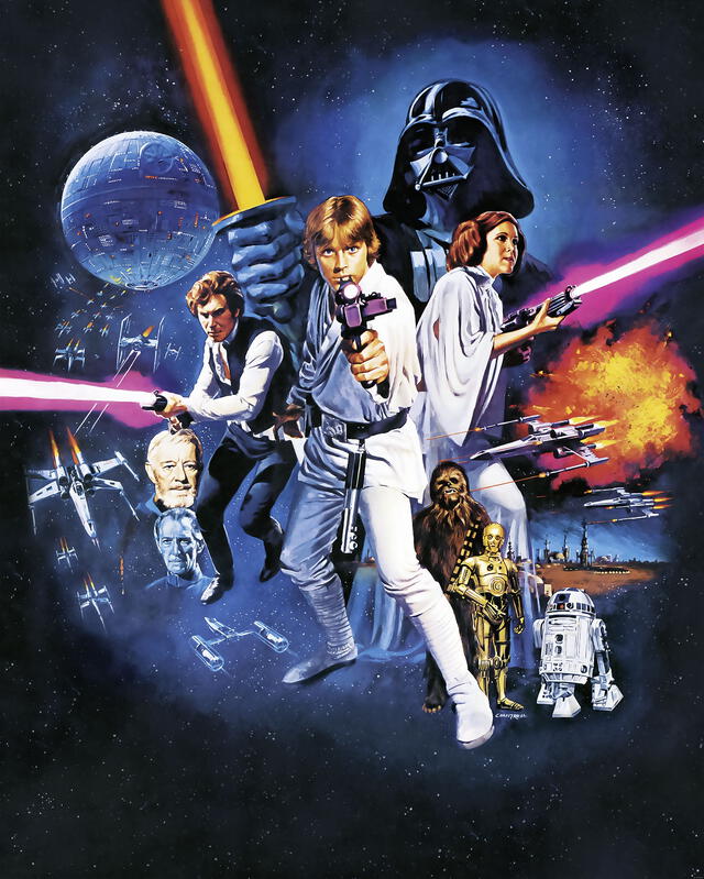 Las cintas de 'Star Wars' se convirtieron en una de las más aclamadas por el público, gracias a su historia y efectos audiovisuales. Foto: Pinterest   
