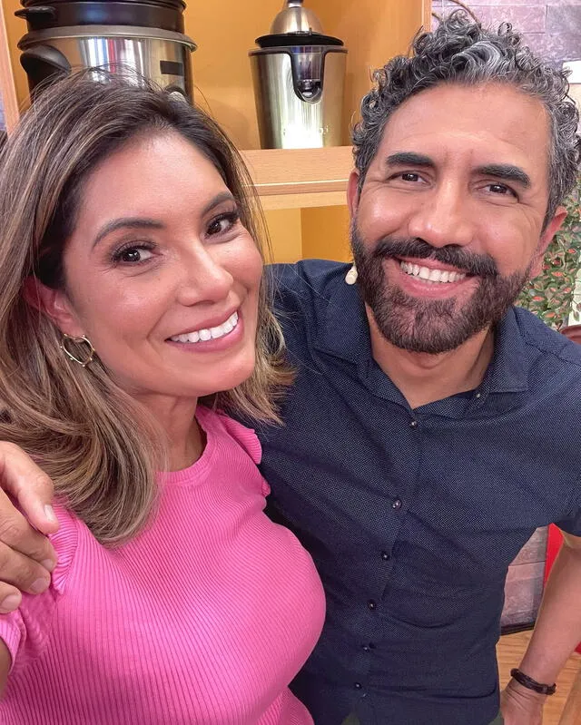 Alicia Retto y Fernando Díaz trabajaron durante varios años juntos en ATV. Foto: Instagram / Alicia Retto    