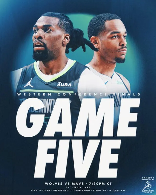 HOY se juega el game 5 entre Wolves vs. Mavs. Foto: Timberwolves/X   