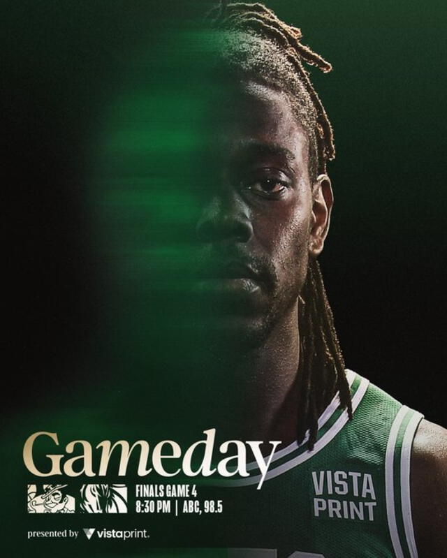 Detalles del juego de hoy entre Celtics vs. Mavericks. Foto: Celtics/X   