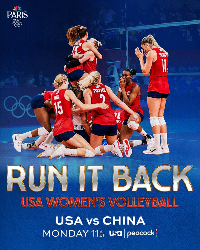 Estados Unidos debutó ante el conjunto de China por os JJ. OO. de París 2024. Foto: Team USA   