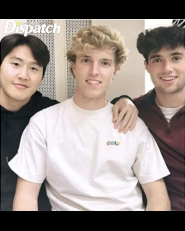  Lee Kang In y sus amigos. Foto: Dispatch   