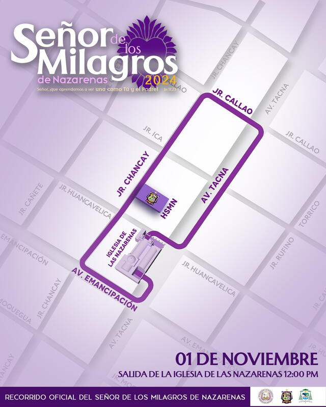 Ruta del Señor de los Milagros.