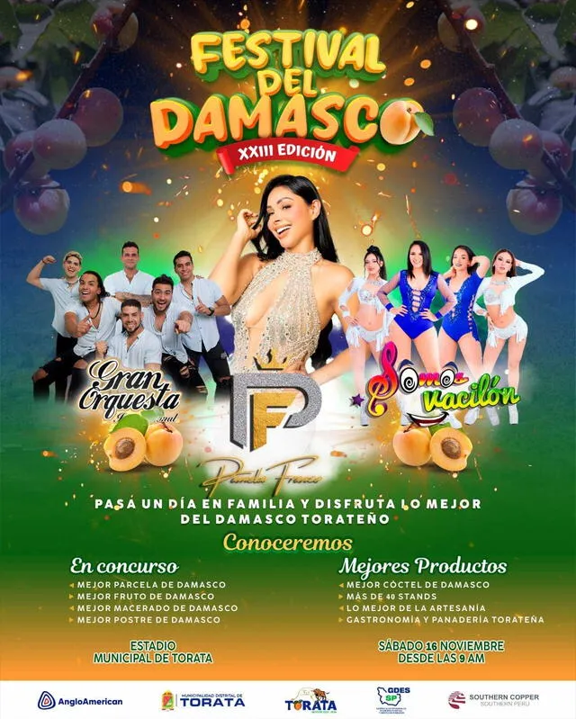 Pamela Franco lidera la lista de artistas en festival. Foto: difusión   