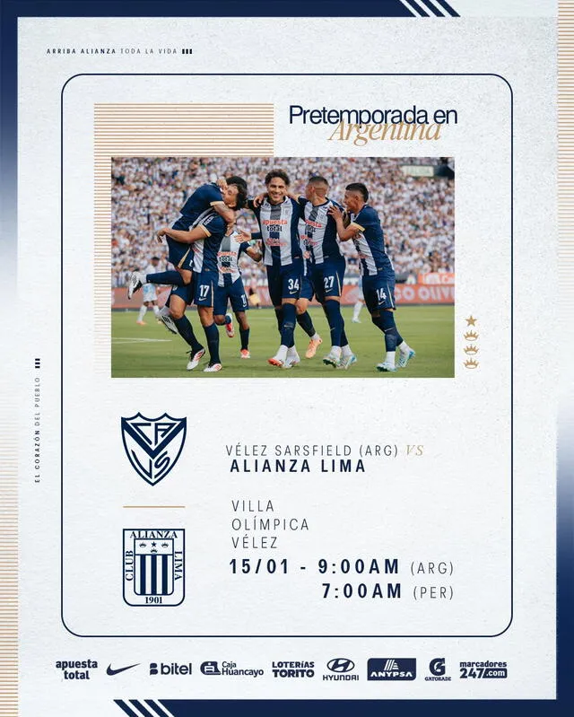 Alianza Lima. Foto: X/Alianza Lima.   