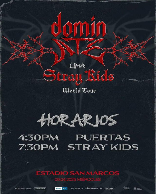 Concierto Stray Kids en Lima. Concierto Stray Kids en Lima.