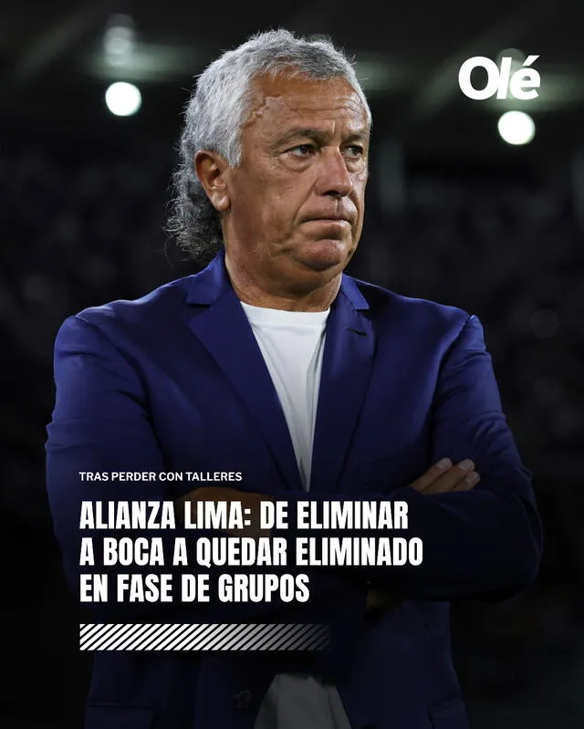 Alianza Lima quedó eliminado de la Libertadores. Foto: Olé Alianza Lima quedó eliminado de la Libertadores. Foto: Olé