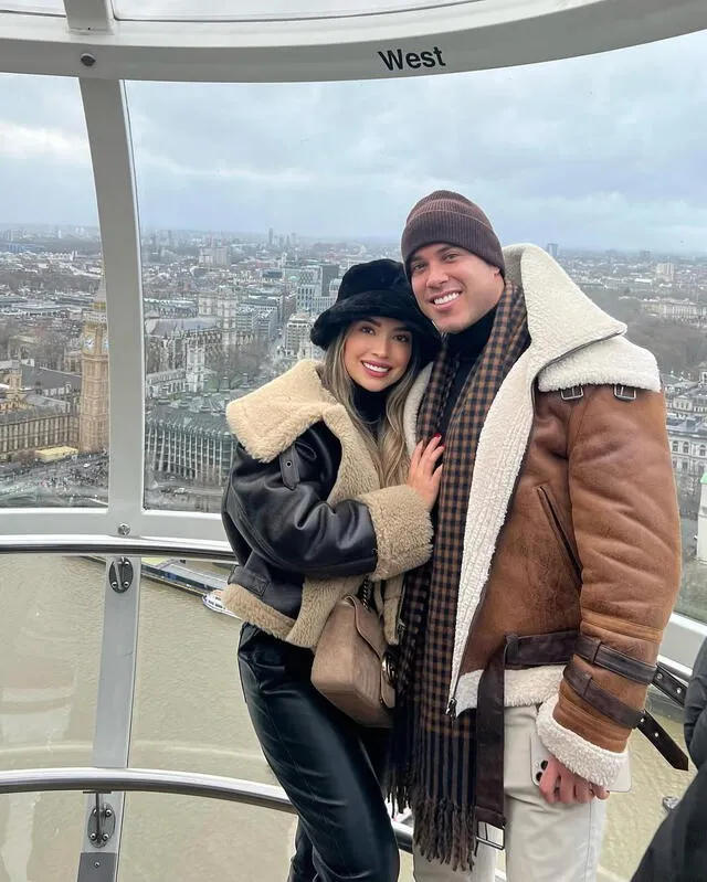 Bruno Agostini y Lina Rivas. Foto: Instagram<br> Bruno Agostini y Lina Rivas. Foto: Instagram<br>