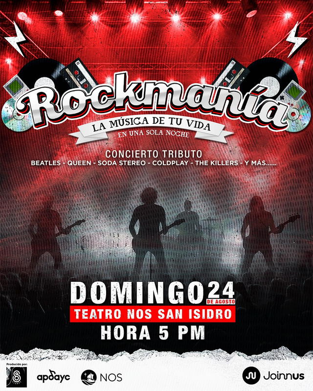 El evento se realizará en Av. Camino Real 1037, San Isidro. Las entradas ya están disponibles en Joinnus. Foto: difusión El evento se realizará en Av. Camino Real 1037, San Isidro. Las entradas ya están disponibles en Joinnus. Foto: difusión