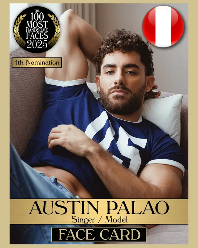  Austin Palao nominado como rostro más guapo del 2025 por TC Candler. Foto: TC Candler   
