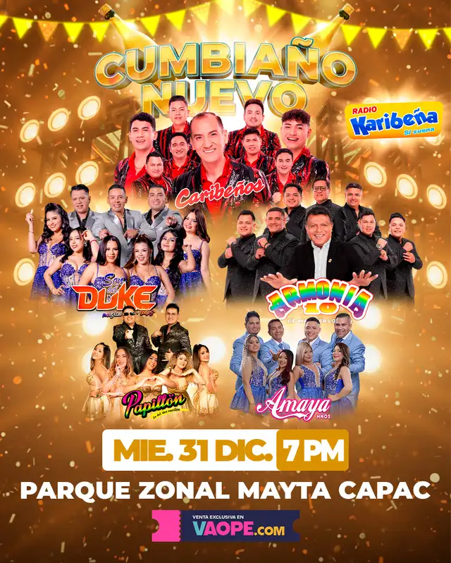 Cumbiaño nuevo en el Parque Zonal Mayta Cápac    