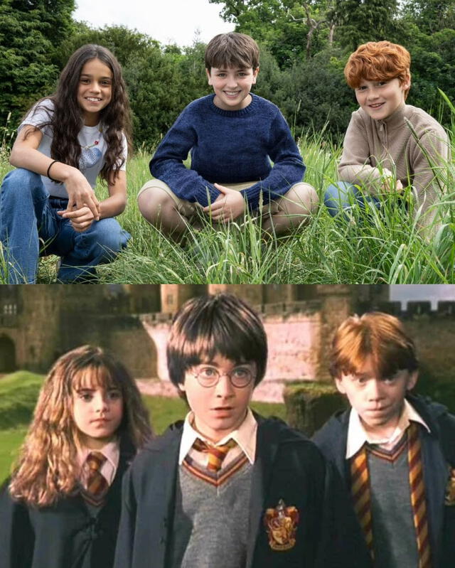 HBO unveils the new faces of Harry, Ron, and Hermione, bringing fresh talent to the beloved Harry Potter series reboot. Photo: HBO/X HBO unveils the new faces of Harry, Ron, and Hermione, bringing fresh talent to the beloved Harry Potter series reboot. Photo: HBO/X
