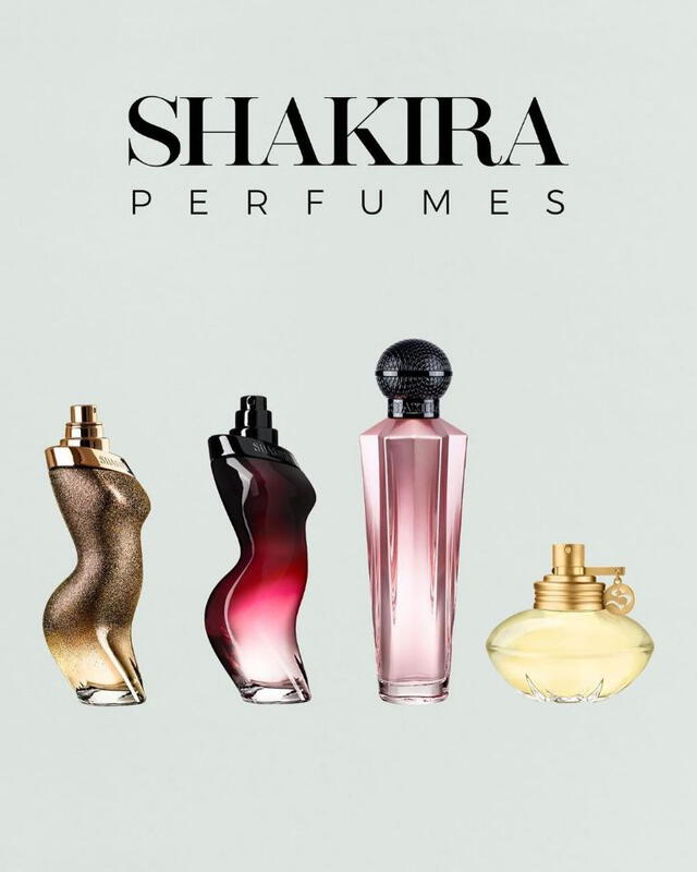 Shakira: línea de perfumes